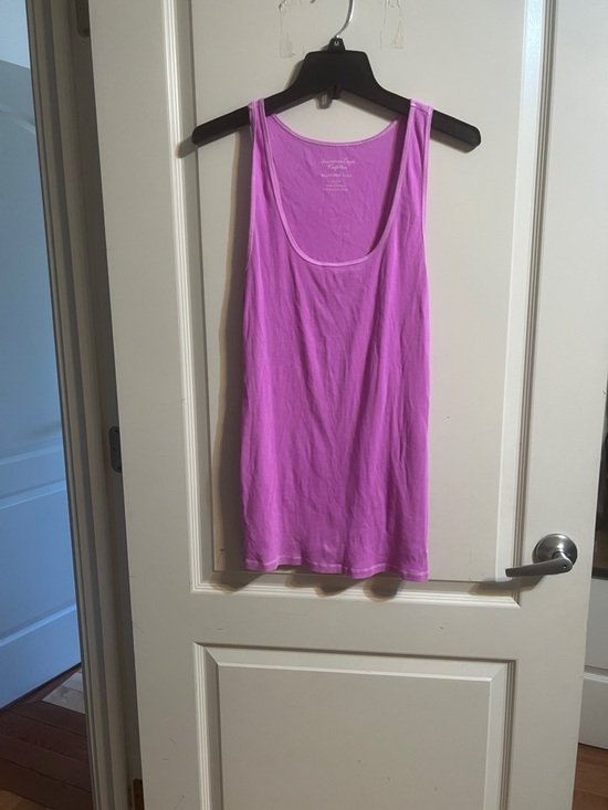 American Eagle Outfitters Tops - American Eagle Outfitters Pink Scoop Neck Tank